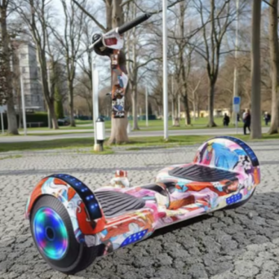 Two-Wheel Fast Self-Balancing Electric Unicycle Mini E Scooter Smart Electronic System for Kids Children Steel Plastic Material